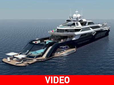 Σκάφος με ελικοδρόμιο και… τρεις πισίνες